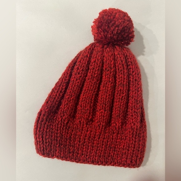 3/$25🎈Handmade kids beanie red hat crotchet - Picture 1 of 4